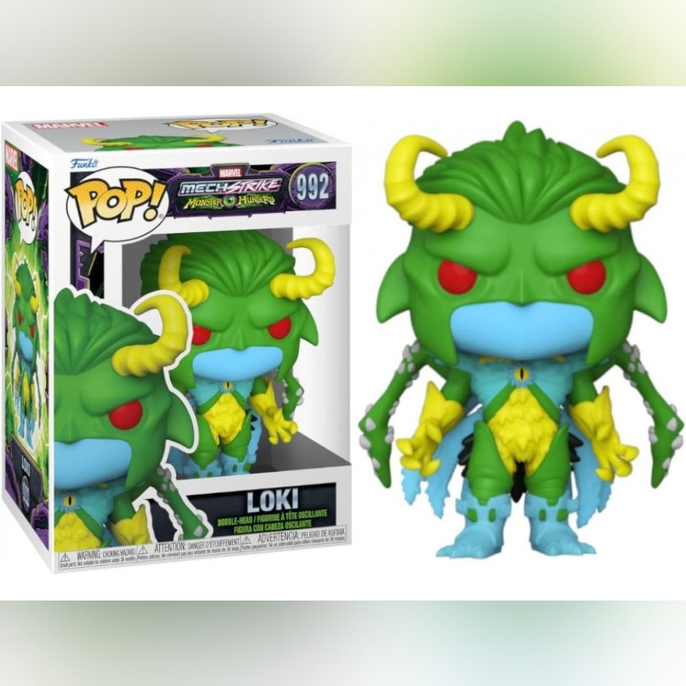 Funko Pop Marvel Mech Strike Monster Hunters Loki Figure